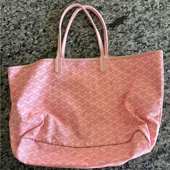 Goyard Handbags - Goyard Pink Tote Bag with Geometric Pattern